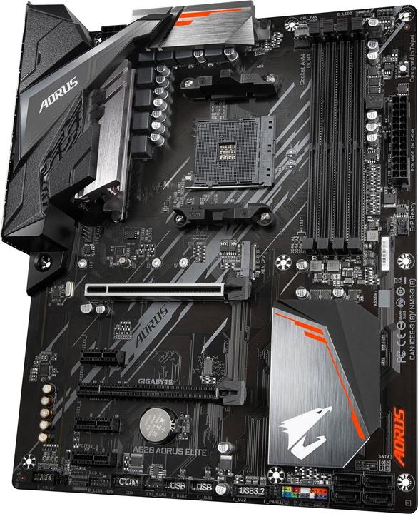 Productafbeelding Gigabyte A520 AORUS ELITE (AM4, AMD A520, ATX)