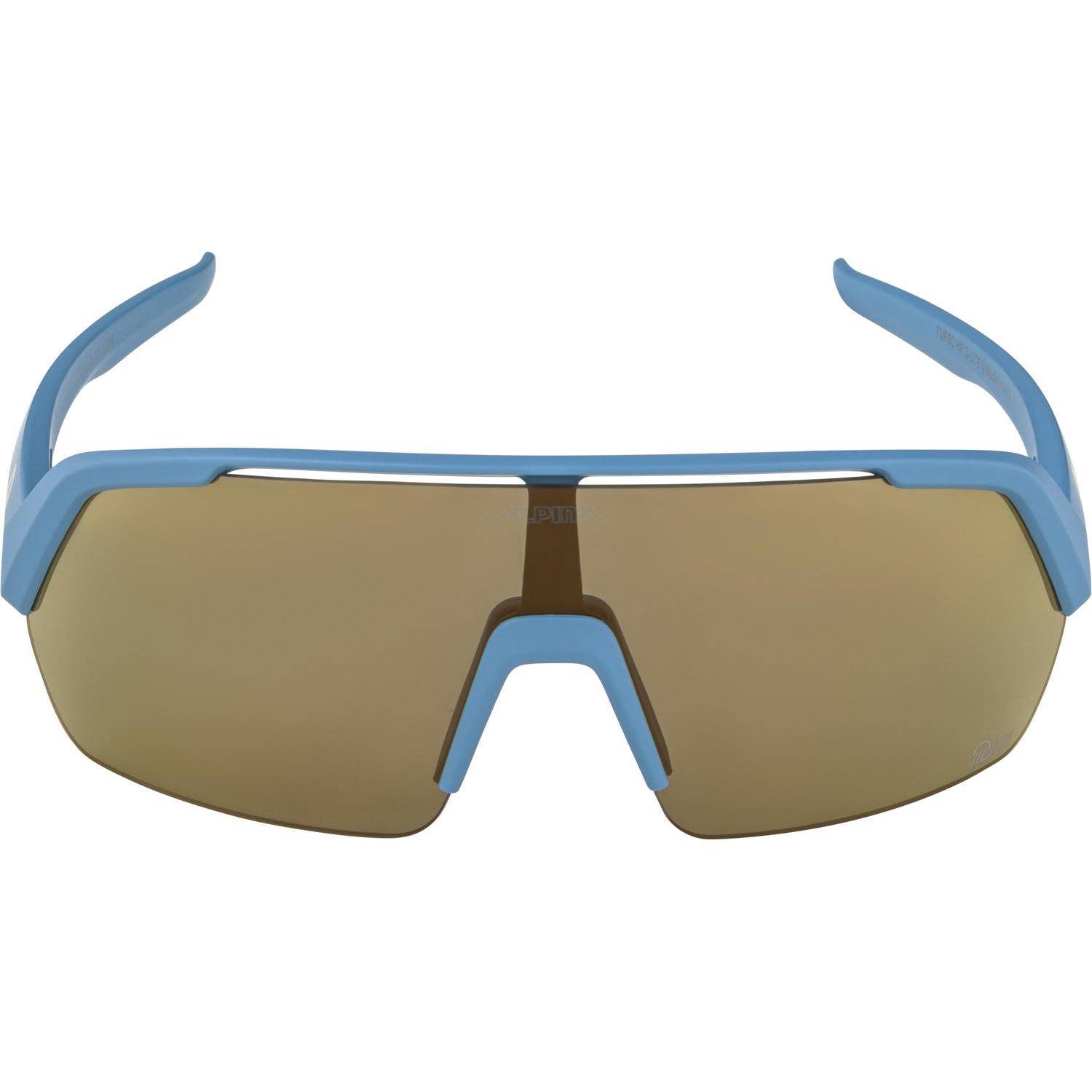 Thumbnail - ALPINA SPORTS, Unisex, Sportbrille, Turbo HR Q-Lite (Smoke-grey matt, Gold), Grau