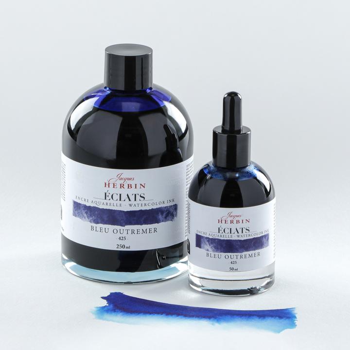 Produktbild Jacques Herbin Aquarelltine Éclats (Blau, 250 ml)