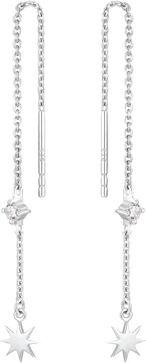 Immagine prodotto Amor Orecchini da donna, argento 925 rodiato, stella di zirconi (Argento 925)