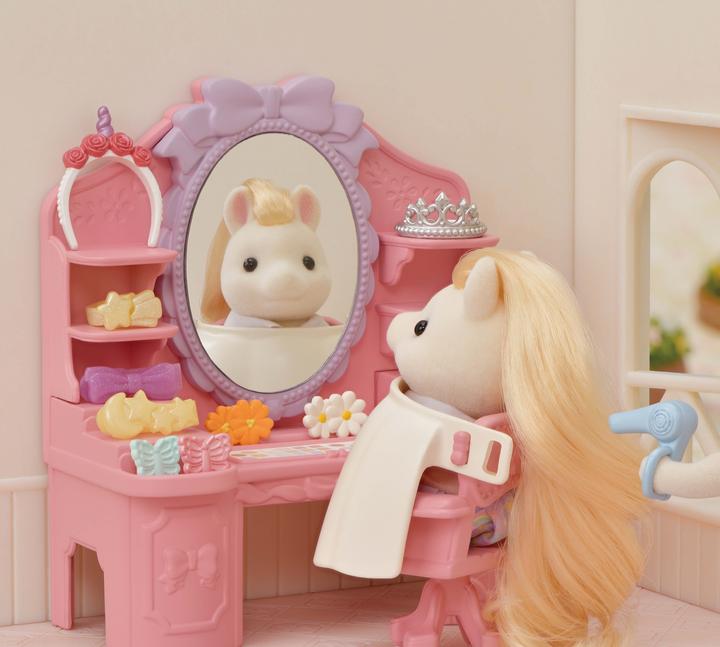 Image du produit Sylvanian Families Salon de coiffure Pony's Stylish Hair Salon