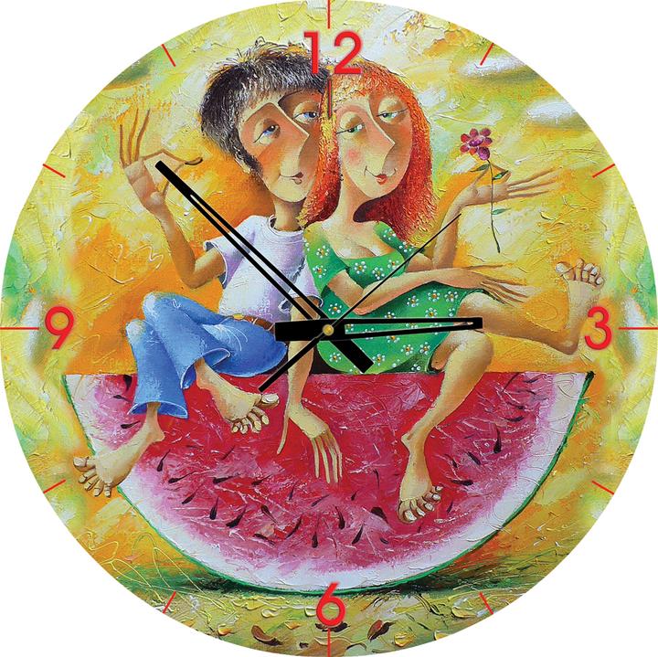 Produktbild Lamberth ART PUZZLE Puzzle Uhr Wir lieben rot 570 Teile (570 Teile)