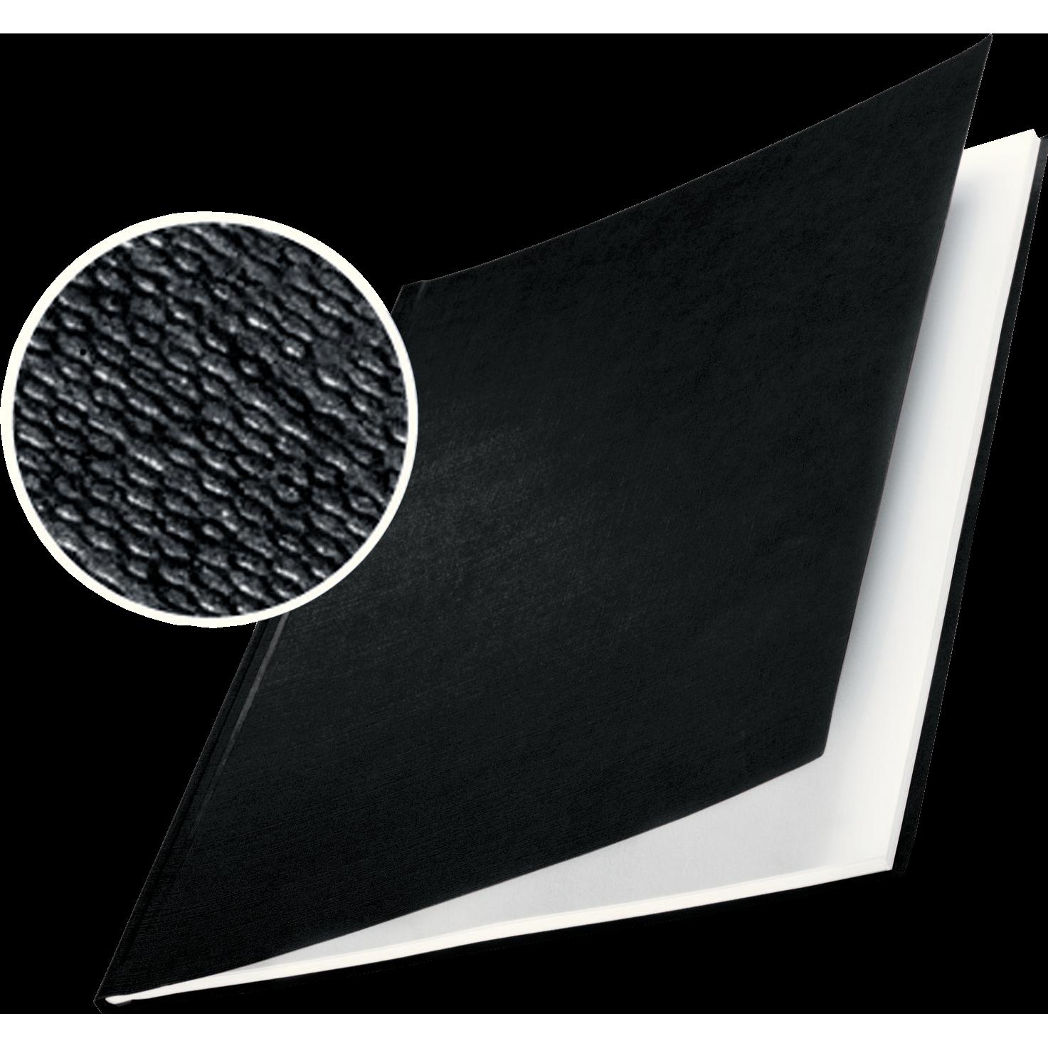 Thumbnail - Leitz, Mappe, impressBIND Mappen Hard Cover A4 10 Stk. - 3,5 mm, schwarz (A4, 10 x)