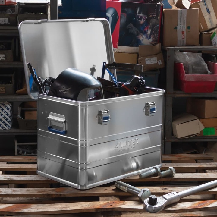 Productafbeelding Alutec Transportbox COMFORT Aluminium (L x B H) 580 385 332 mm (58 x 38,5 x 33,5 cm, 60 l)