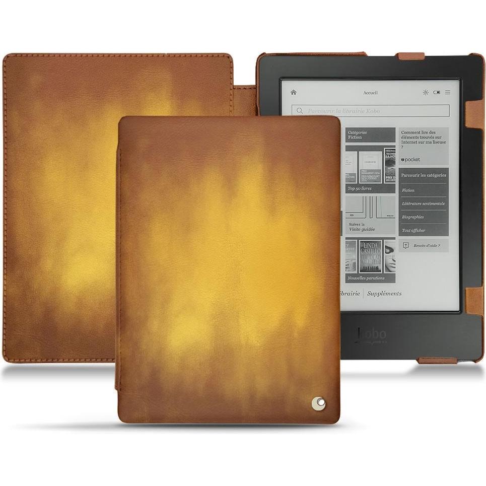 Noreve Lederschutzhülle horizontal (Aura H2O), Tablet Hülle, Gold
