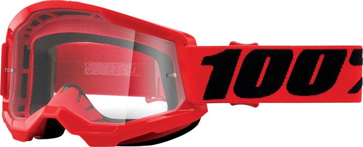 Image du produit 100% Lentilles claires Strata 2 MTB (Rouge, Lentille claire)