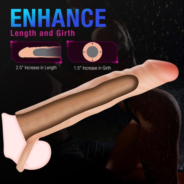 Image du produit Blush performance plus 2.5 inch silicone penis xtender beige