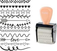 Actual product image Trodat Creative Mini Evil Sayings Stamp & Pad Set black