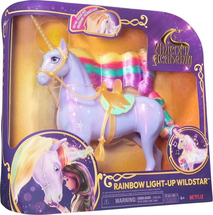 Actual product image Unicorn Academy Rainbow Light-up Wildstar