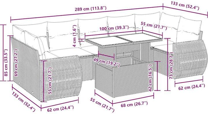 Produktbild vidaXL Daniel