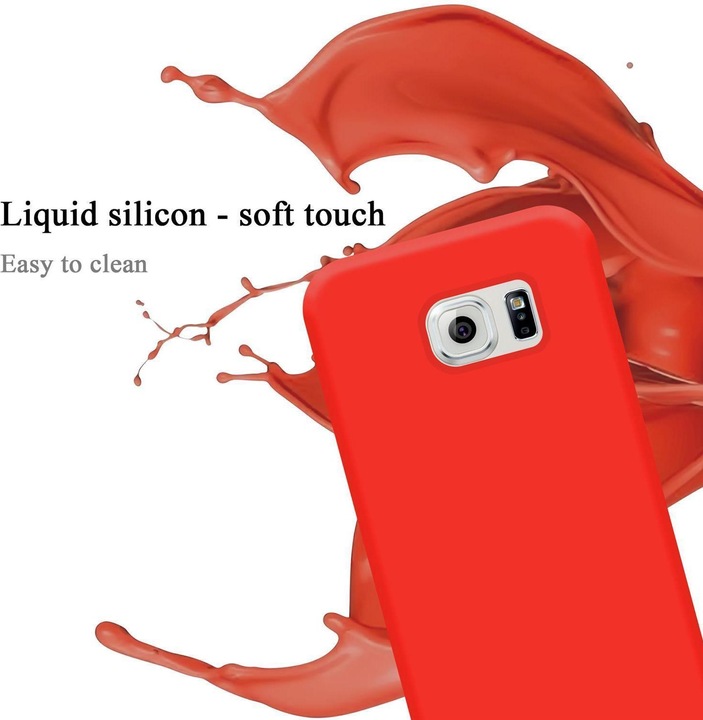 Produktbild Cadorabo TPU Liquid Silicone Case Cover (Samsung Galaxy S6 Edge)