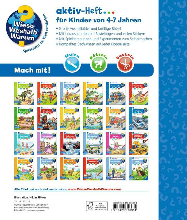 Immagine prodotto Ravensburger Feuerwehr (Tedesco, Niklas Böwer, 2015)