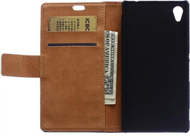 Actual product image MU Style Magnetic leather case with subject (Sony Xperia M4 Aqua)