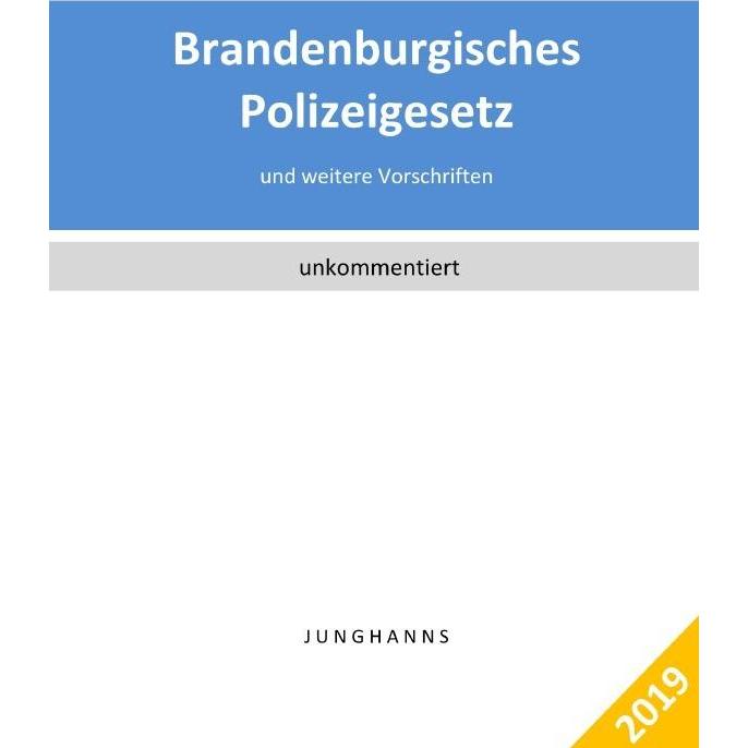 Junghanns:Brandenburgisches Polizeigese, Fachbücher von Lars Junghanns