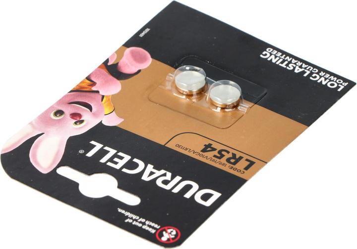 Actual product image Duracell Knopfzelle LR54, AG10, LR54, LR1130, 189, RW89, 2er Blister (2 pcs., AG10, 50 mAh)