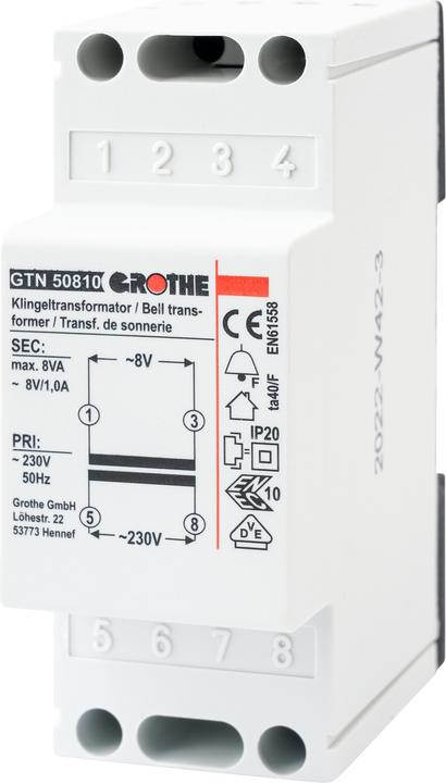 Image du produit Grothe Transformateur de sonnerie