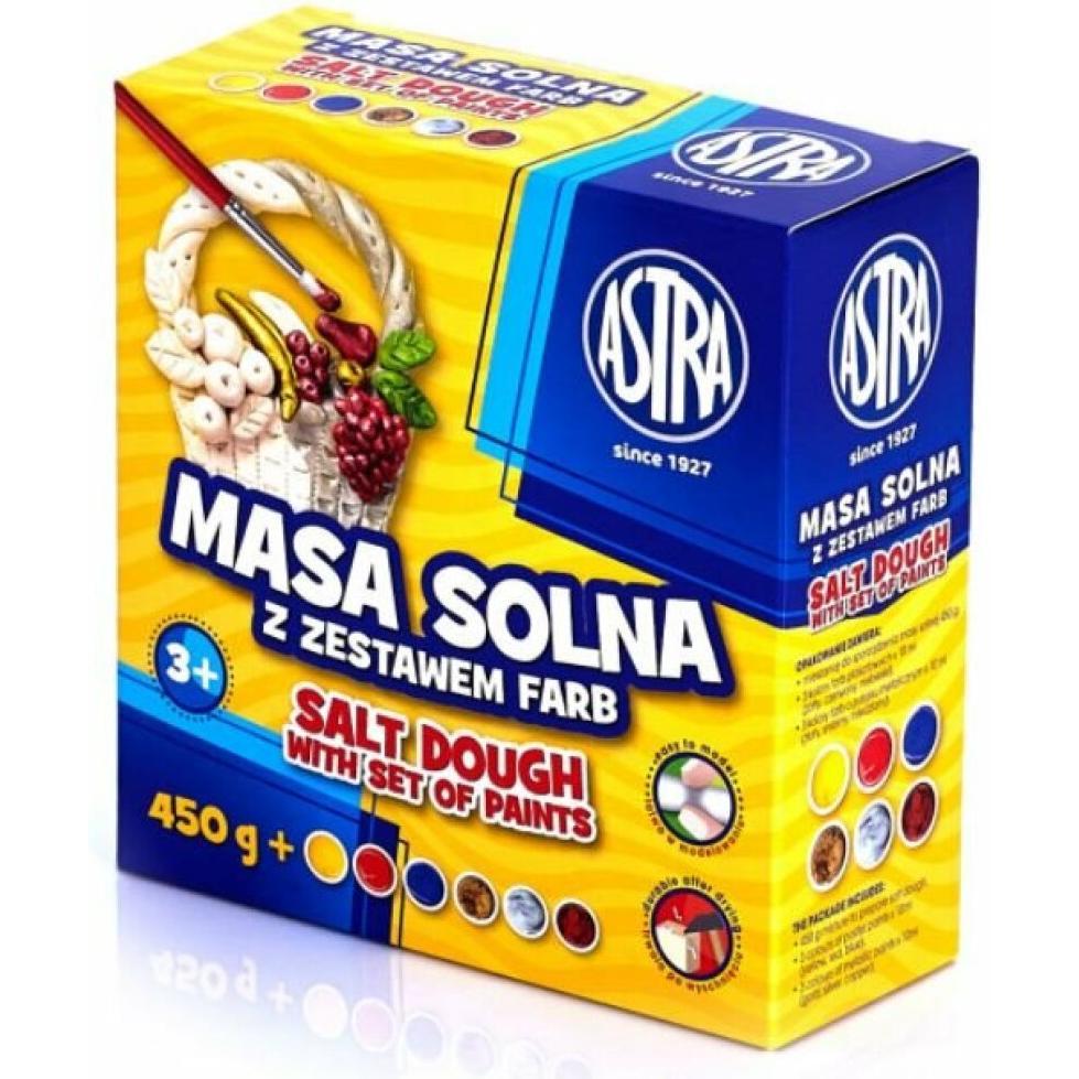 Astra Salzmasse mit Farben