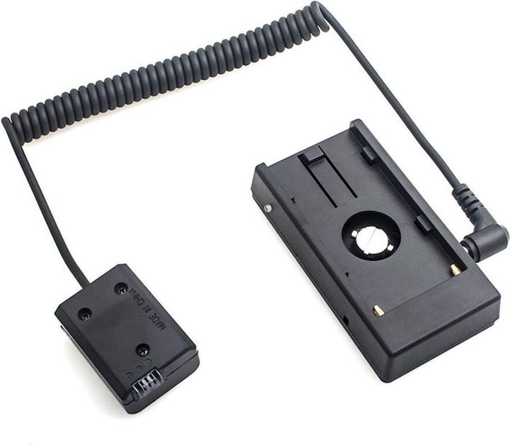 Produktbild Caruba Sony NP FW50 Volldecodierung Dummy Batterie + F970 Batteriezwickel (Federkabel) (Kamera Akku)