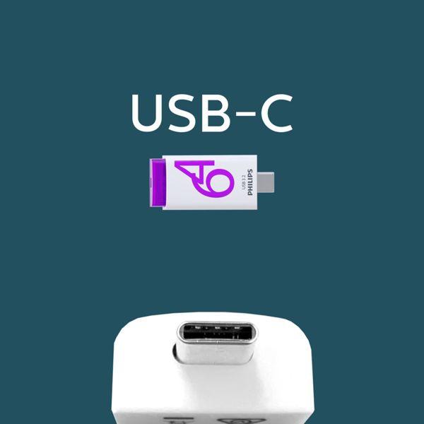Produktbild Philips USB 3.2 64GB Click Series Gen 1 USB-C (64 GB, USB-C)