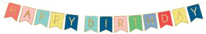 Partydeco Buchstabenkette Happy Birthday (1 Stück)