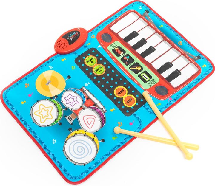 Produktbild InnovaGoods 2 in 1 Spielmatte Beats'n'Tunes (Bulgarisch, Dänisch, Deutsch, Englisch, Estnisch, Finnisch, Französisch, Griechisch, Italienisch, Kroatisch, Lettisch, Litauisch, Niederländisch, Norwegisch, Polnisch, Portugiesisch, Rumänisch, Russisch, Schwedisch, Slowakisch, Slowenisch, Spanisch, Tschechisch, Ungarisch)