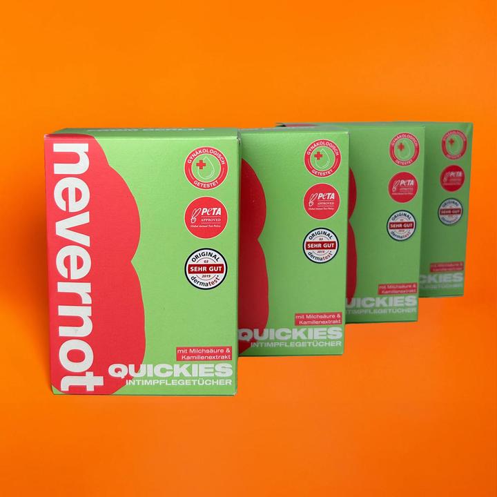 Produktbild NeverNot Quickies (275.63 ml, Intimtücher)