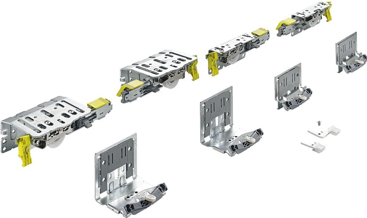 Actual product image Hettich TopLine XL runner and guide parts set