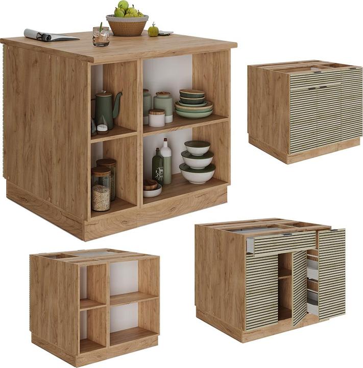 Produktbild Vicco Kücheninsel Fame-Line (90 x 81.60 x 82 cm)
