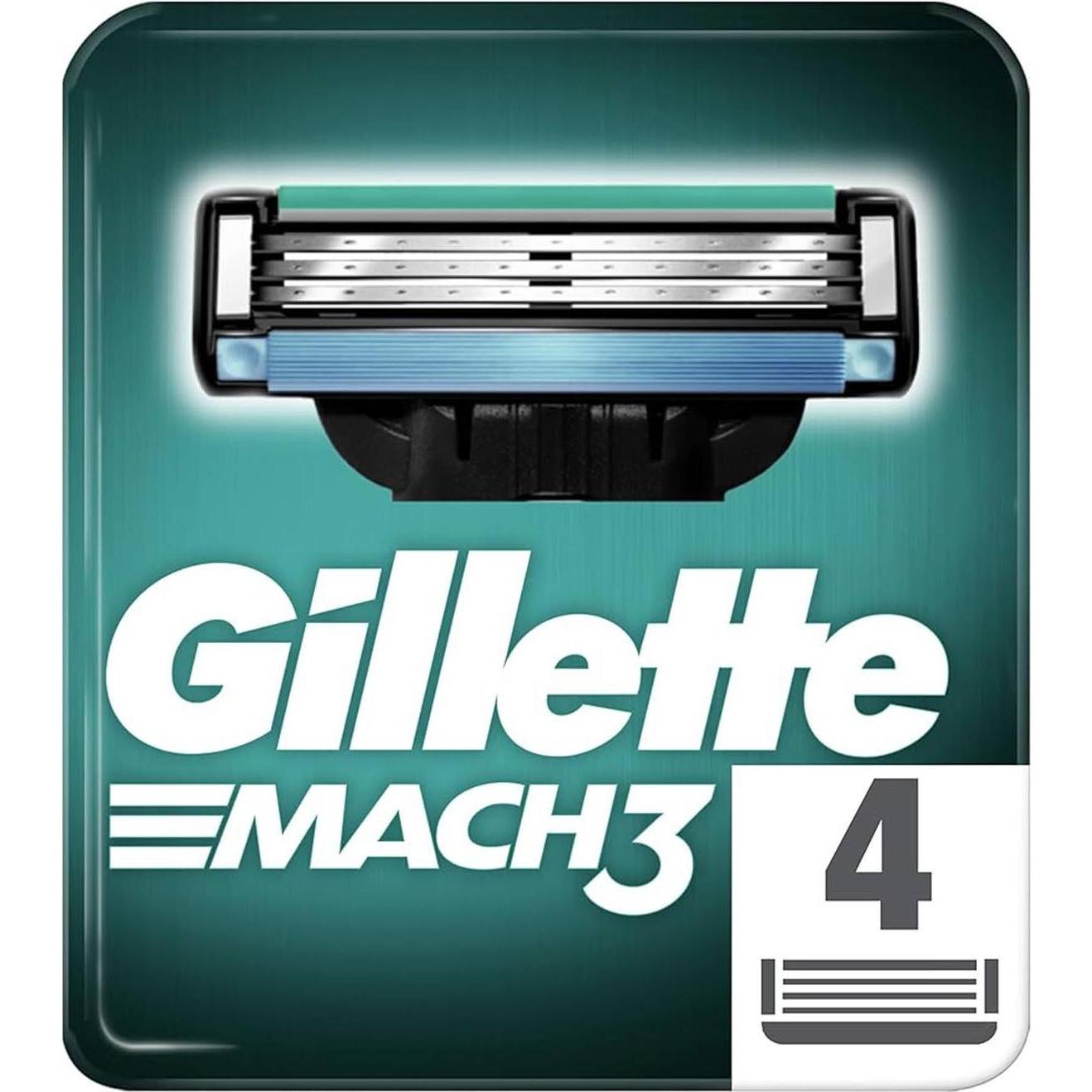 Gillette, Lametta, Mach3 Clasico Cargador 4 Ud (4 x)