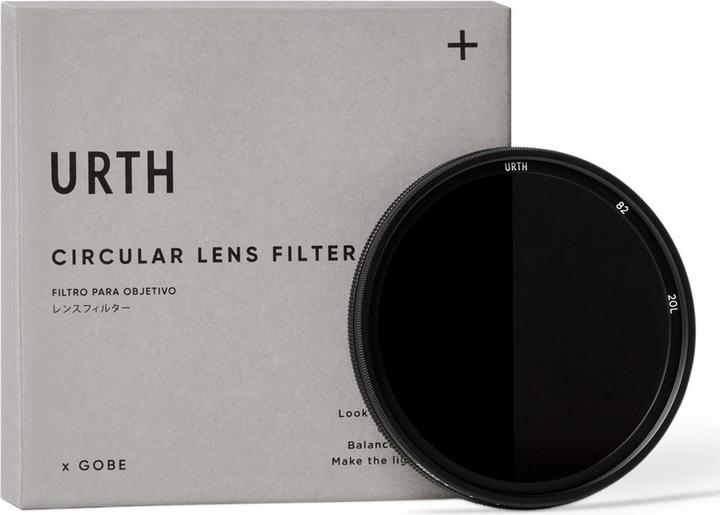 Produktbild Urth 82mm ND8 128 (3 7 Stop) Variable ND Lens Filter (Plus+) (82 mm, ND- / Graufilter, 82 mm)