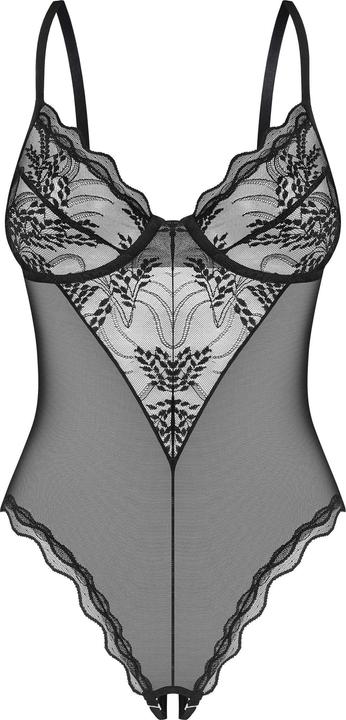 Produktbild Obsessive Exquisite Perisia Schrittloser Body Schwarz (XS)