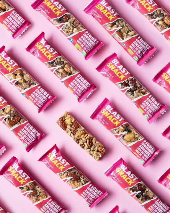 Actual product image Blast Figs ginger almonds nut bar (1 pcs., 40 g)