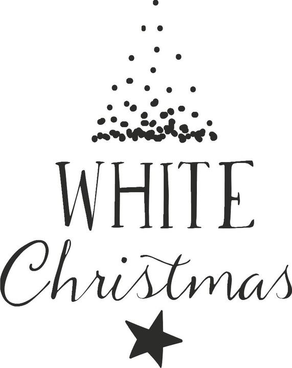 Produktbild Heyda Motivstempel 'White Christams' 6,5x8,2cm