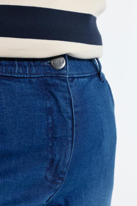 Produktbild Ulla Popken Jeans Marie, Bootcut, Elastikbund (48)