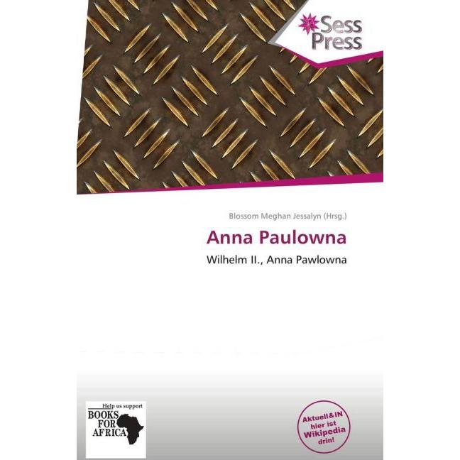 Anna Paulowna, Fachbücher