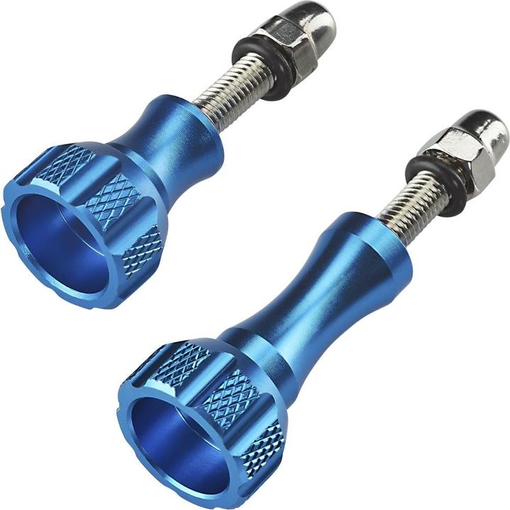Produktbild mantona GoPro Schraubenset + Schlüssel Alu blau (GoPro HERO8 Black)