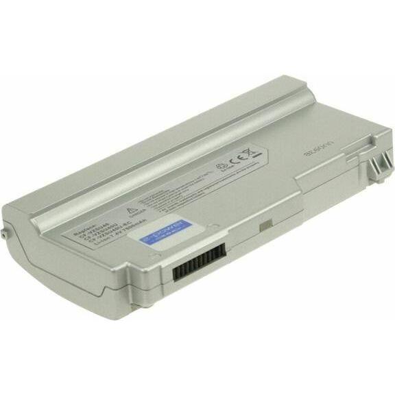 Thumbnail - 2-Power Main Battery Pack 11.1V 2200mAh (6 Zellen, 7800 mAh), Notebook Akku, Schwarz, Grau