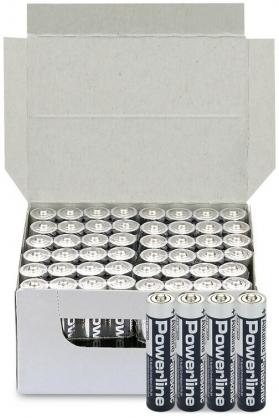 Actual product image Panasonic Battery Powerline -AAA Micro 48 pack - LR03AD (48 pcs., AAA, 1300 mAh)