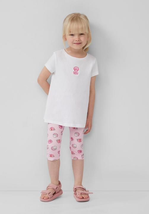 Produktbild S.Oliver Leggins Capri-Leggings aus Baumwollmix mit All-over-Print (122)