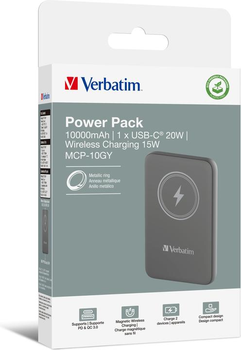 Actual product image Verbatim Charge 'n' Go (10000 mAh, 20 W, 37 Wh)