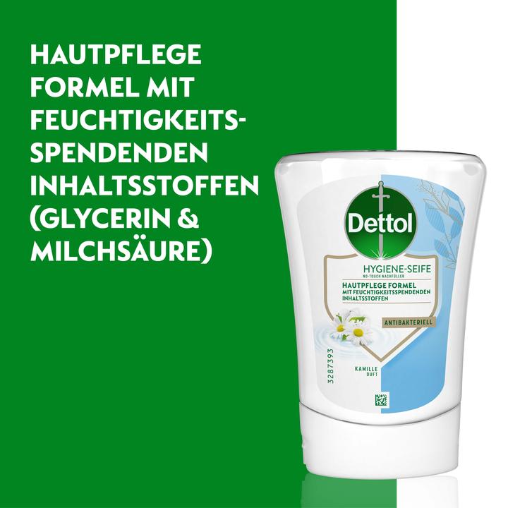 Immagine prodotto Dettol Ricarica di sapone igienico No-Touch alla camomilla - 250 ml (Ricarica, 250 ml)