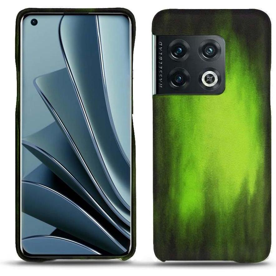 Noreve Lederschutzhülle (OnePlus 10 Pro), Smartphone Hülle, Grün