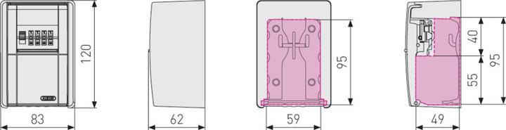 Produktbild Abus KeyGarage 787 BIG Wandmontage