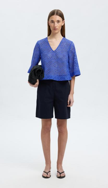 Immagine prodotto Selected Broderie Anglaise Crop Top (36)