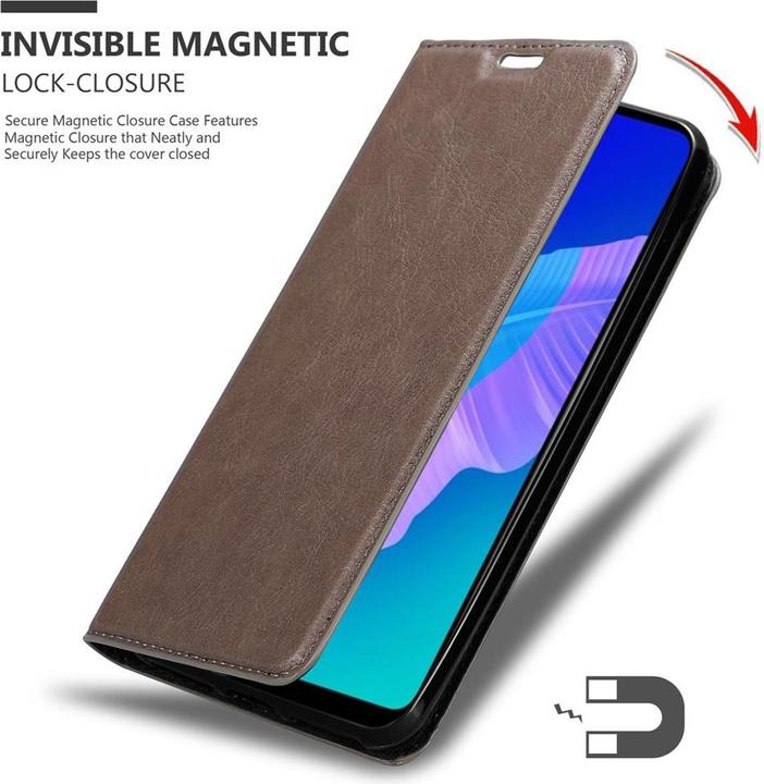 Productafbeelding Cadorabo Boek Onzichtbare Magneethoes (Huawei P40 Lite E)