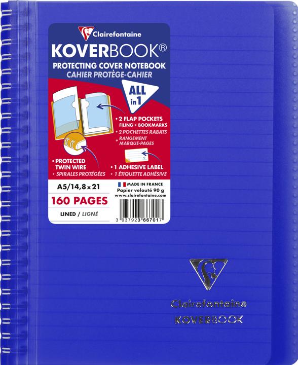 Immagine prodotto Clairefontaine Koverbook (A5, Righe)