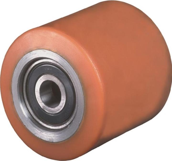 Produktbild BS Rollen Gabelrolle PUR Naben-L. 61,6 mm Rad-B. 62 mm Rad-Ø 75 mm