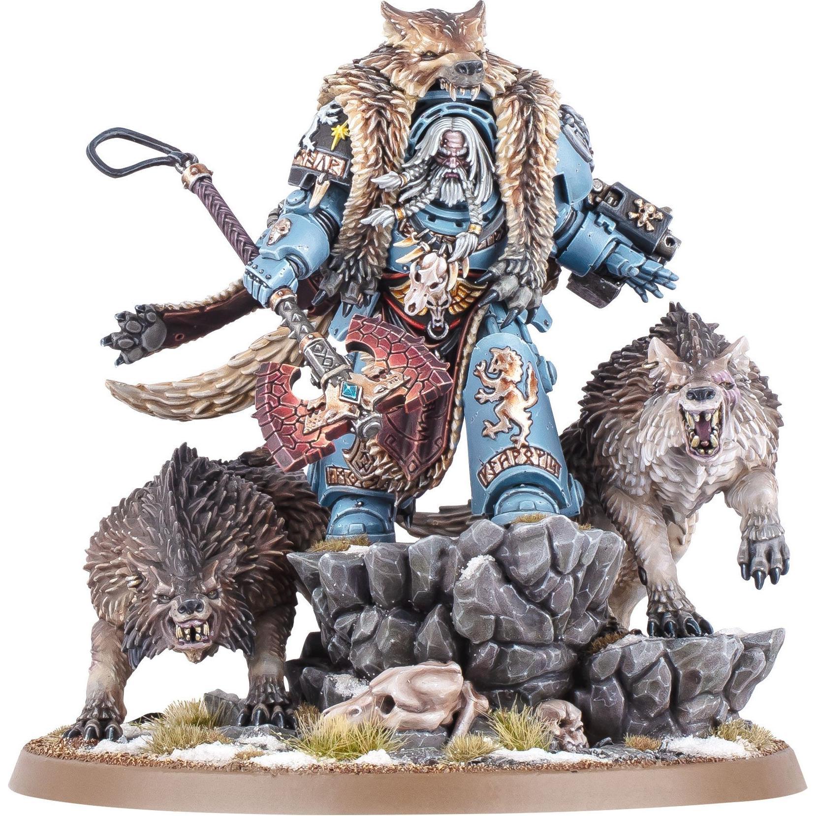 Games Workshop Warhammer 40k - Space Wolves Logan Grimnar (Materiale sintetico)