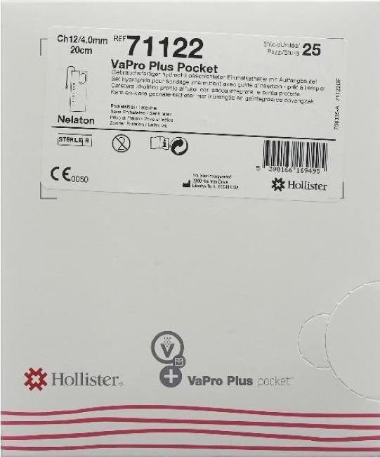 Produktbild Hollister Incorporated VaPro Plus Pocket CH12 20cm 25 Stk