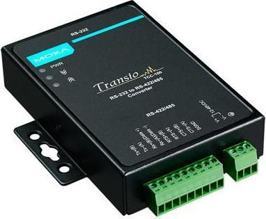 Actual product image Moxa TCC-100 RS-232 RS-422/485 Black (RS-232)